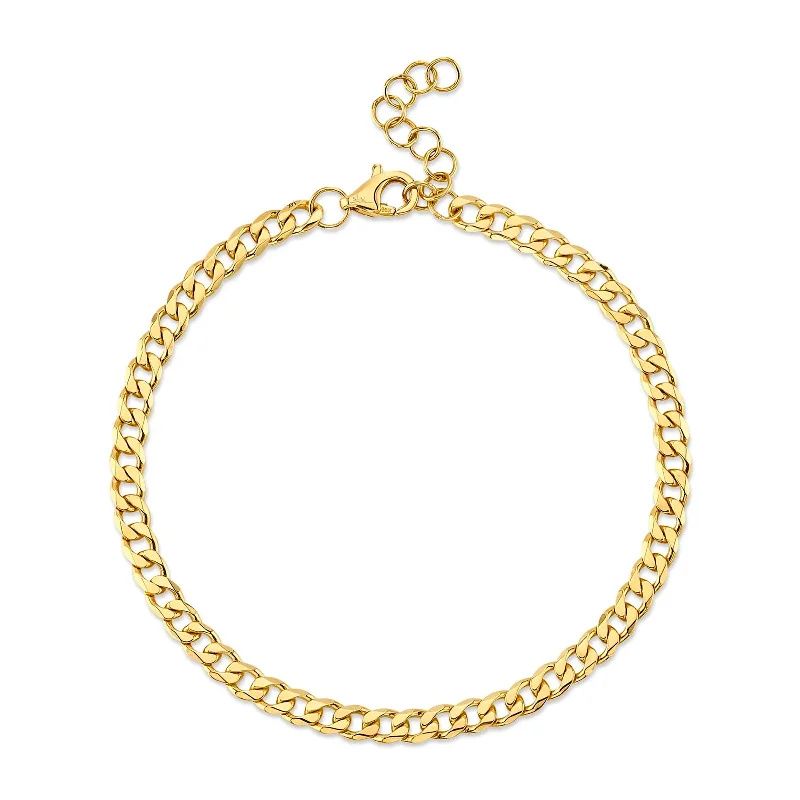 men’s gold chain bracelet -Link Bracelet