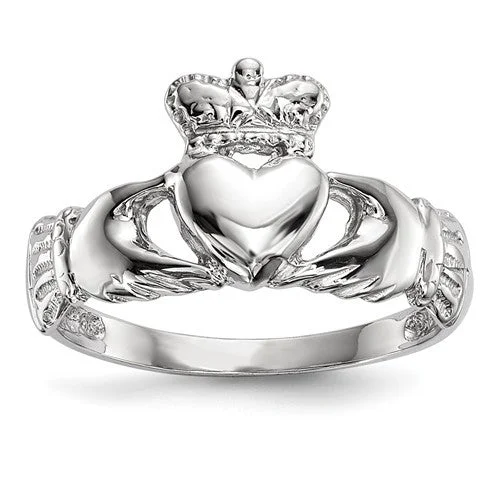 custom promise ring for women -14k Gold Claddagh Ring