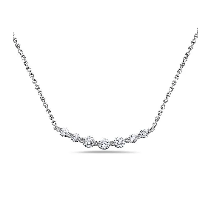 chain necklaces with charms-Diamond Necklace