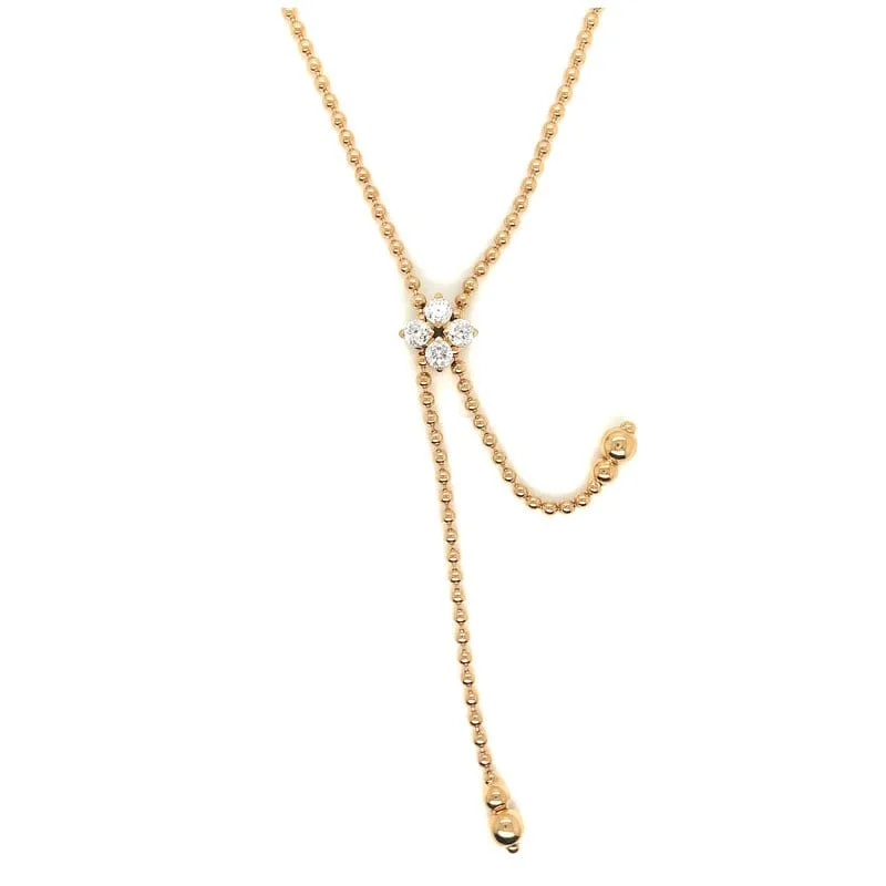 necklace sets for women-Diamond Love in Verona Beaded Lariat Necklace