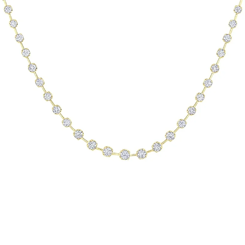 wedding necklace sets-Starry Night Partway Riviera Necklace