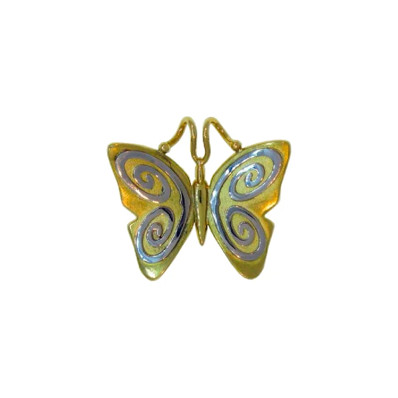 simple gold necklaces-Cave Butterfly Pendant