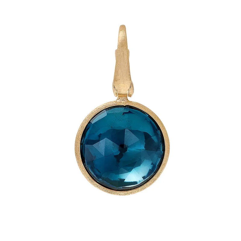 adjustable necklaces for women-Jaipur Color London Blue Topaz Pendant