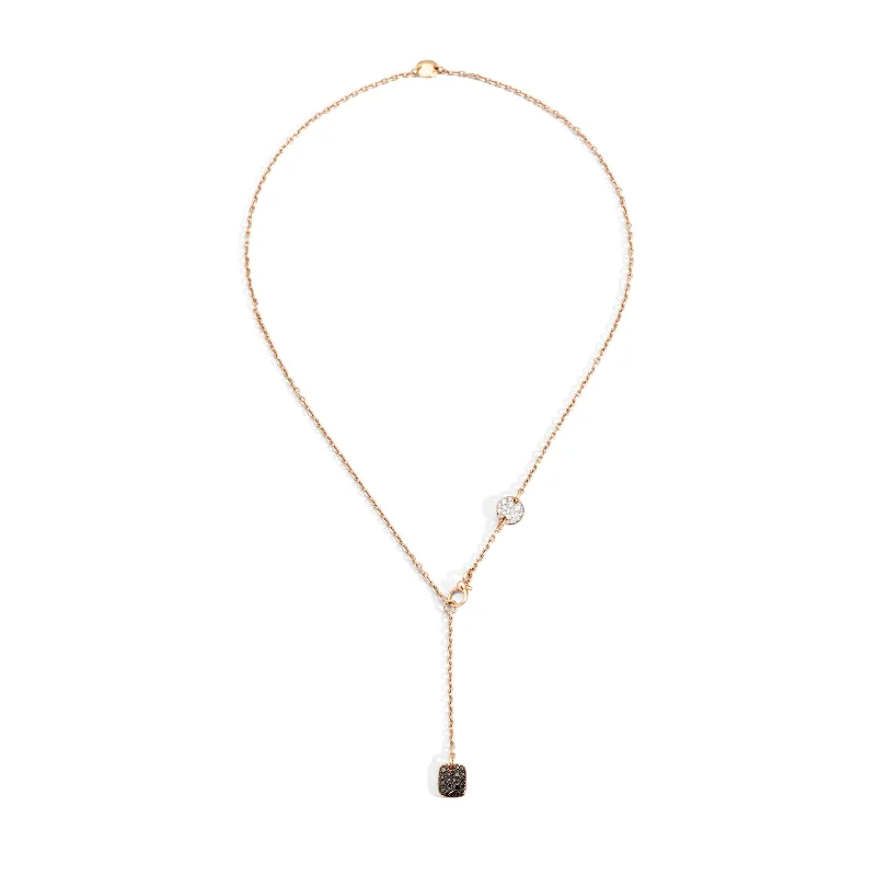 stylish necklaces for men-Sabbia Lariat with Diamonds