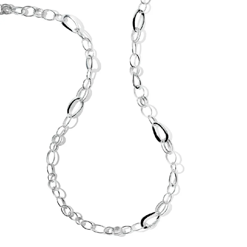 moonstone necklaces-Long Classico Cherish Link Necklace