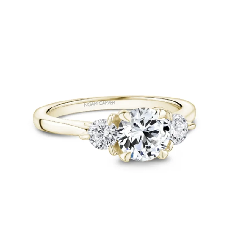 vintage engagement ring for her -0.41 ctw Diamond Three-Stone Engagement Ring