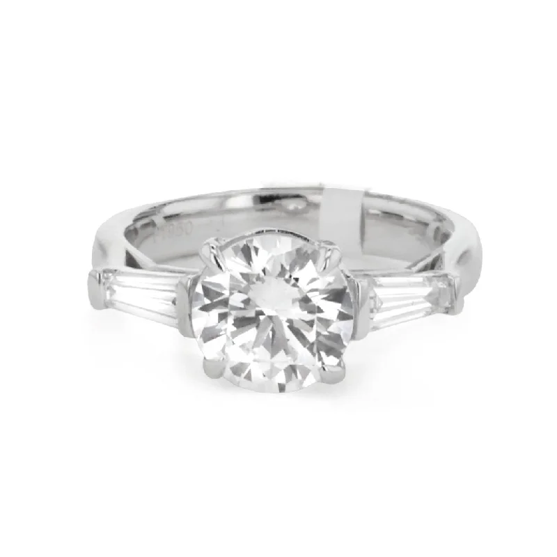 heart-shaped engagement ring -0.46 ctw Diamond Three-Stone Engagement Ring