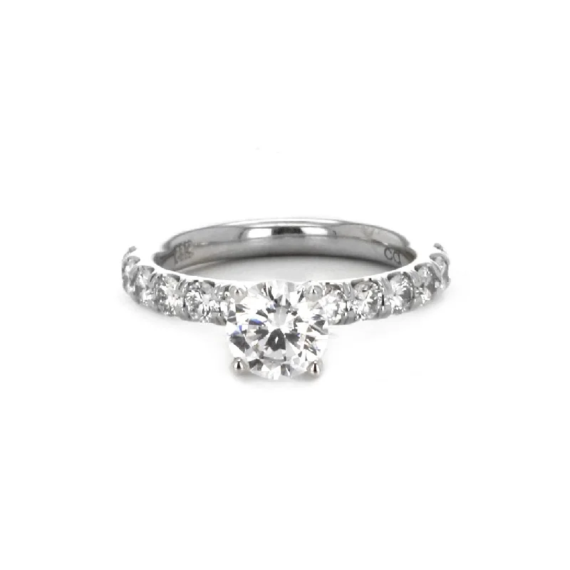 vintage wedding ring for women -0.70 ctw Diamond Solitaire Engagement Ring