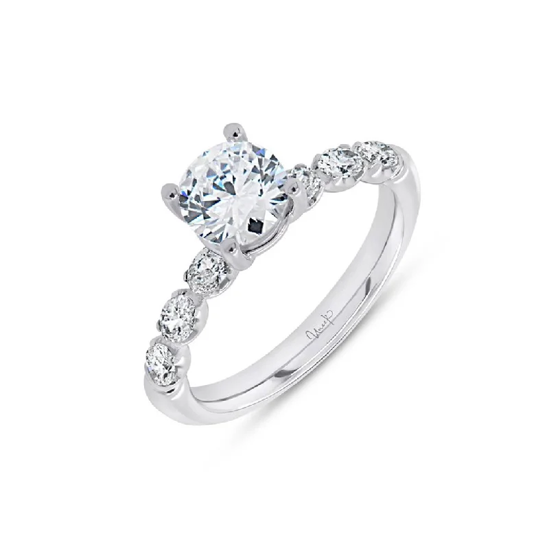 stackable rings for women -0.71 ctw Diamond Solitaire Engagement Ring