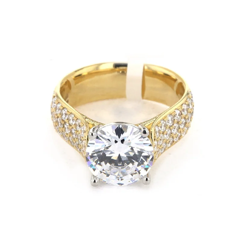 vintage gemstone ring for women -0.96 ctw Diamond Solitaire Engagement Ring