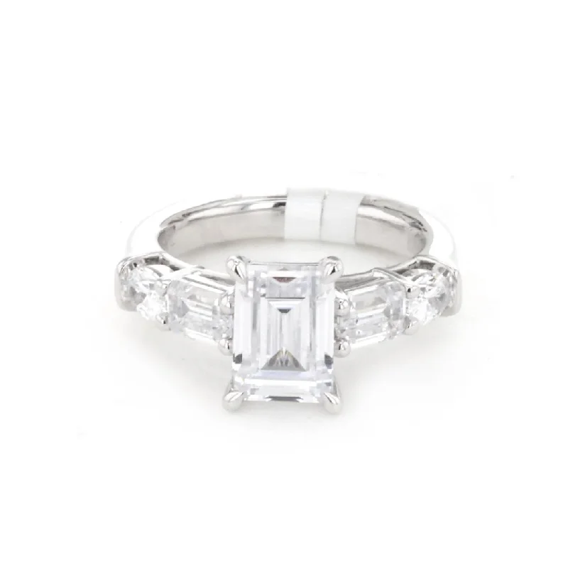 cushion cut diamond ring for women -1.41 ctw Diamond Solitaire Engagement Ring