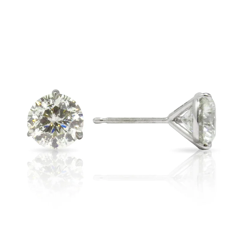 gold stud earrings for women-129CoutureFacets™ Diamond Stud Earrings