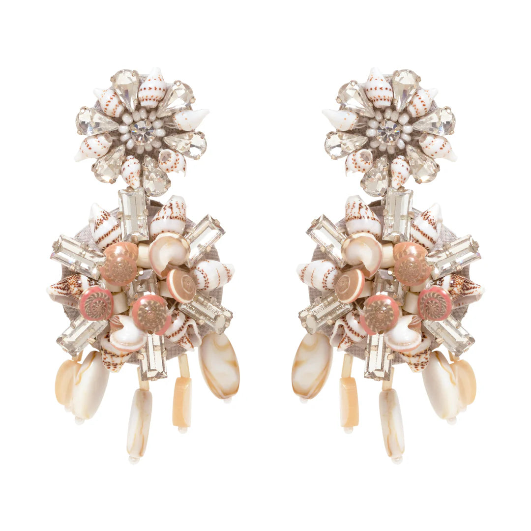 gold plated stud earrings-Campbell Drop