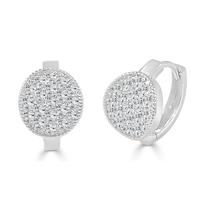 trendy stud earrings-Joelle Diamond Earrings 14K White Gold 5/8ct TDW