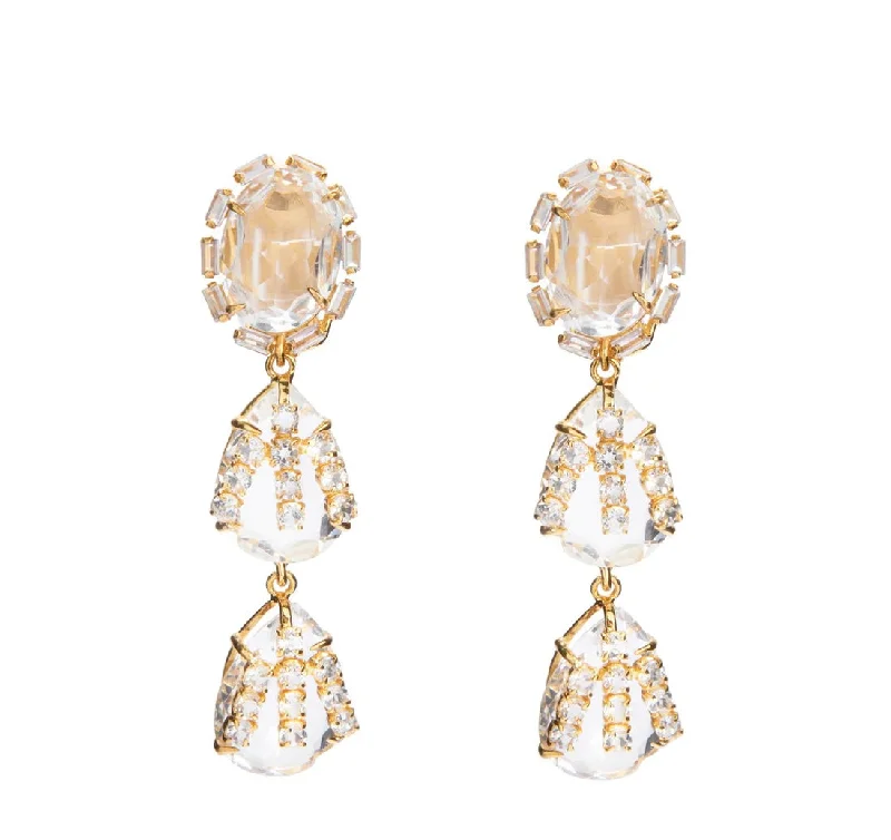 designer diamond stud earrings-Laura Earring