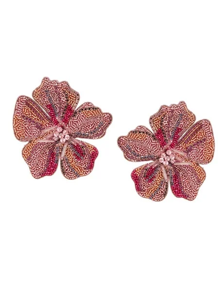 floral stud earrings-Sarie Earring