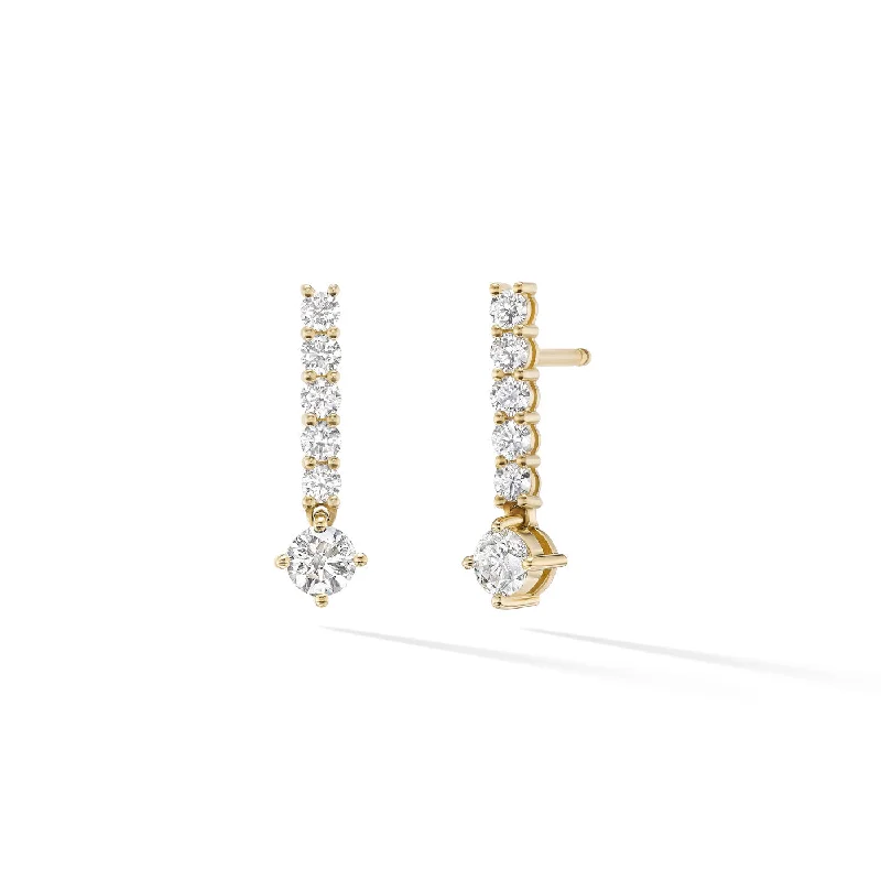 white gold stud earrings-STELLA EARRING Small